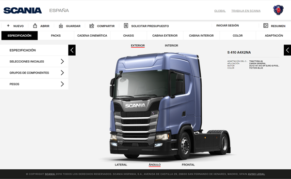 Scania Configurator ES