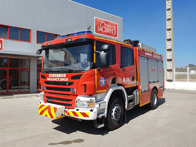 Scania: Vehículo especial bomberos