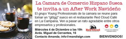 invitacion afterwork navideño