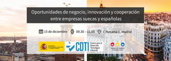 Oportunidades de negocio innovación y cooperación entre empresas suecas y españolas