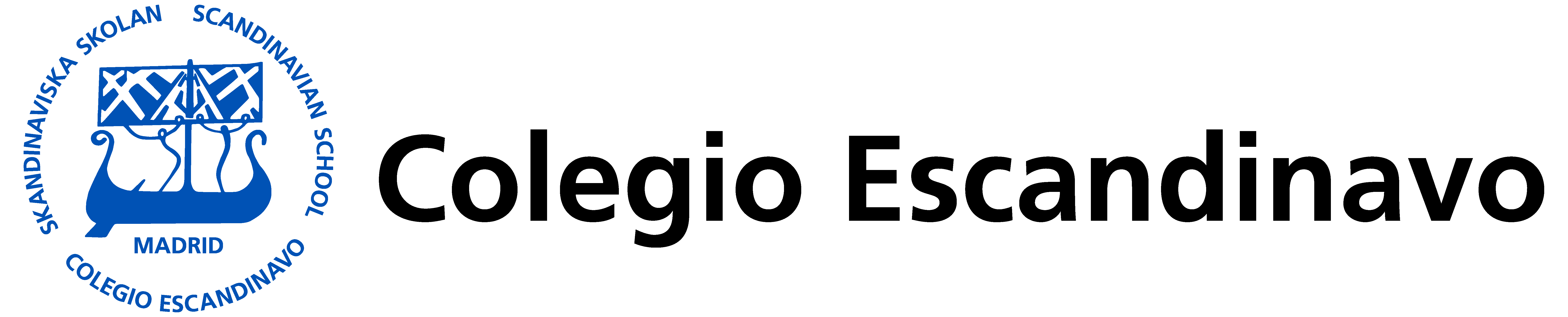 Colegio Escandinavo logotipo logotype RGB NEGRO