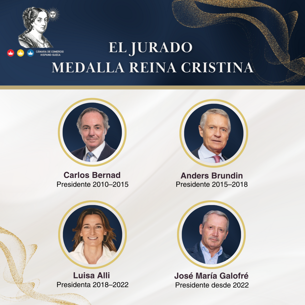  Conoce al jurado de la Medalla Reina Cristina