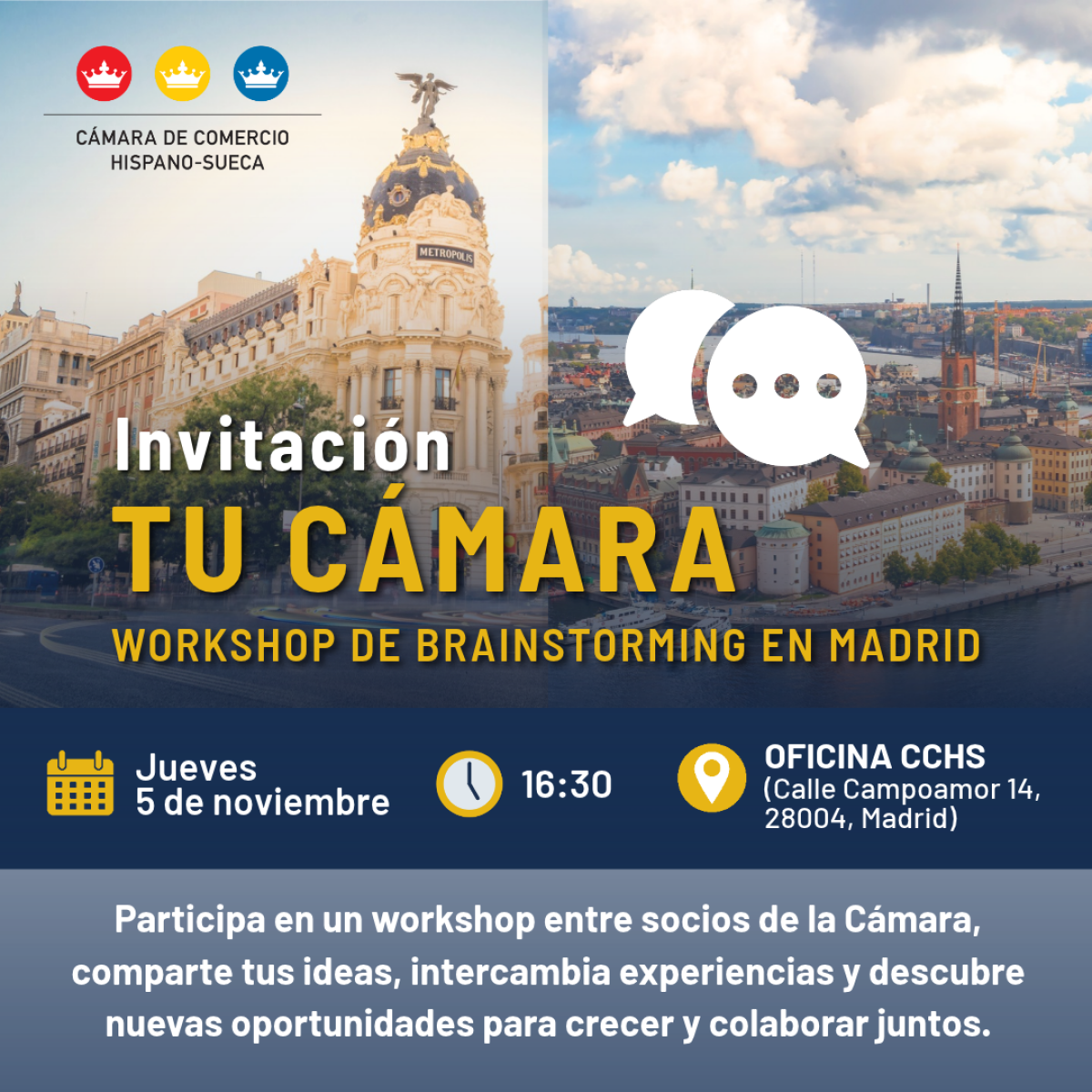 Tu C&aacute;mara - Workshop de brainstorming en Madrid