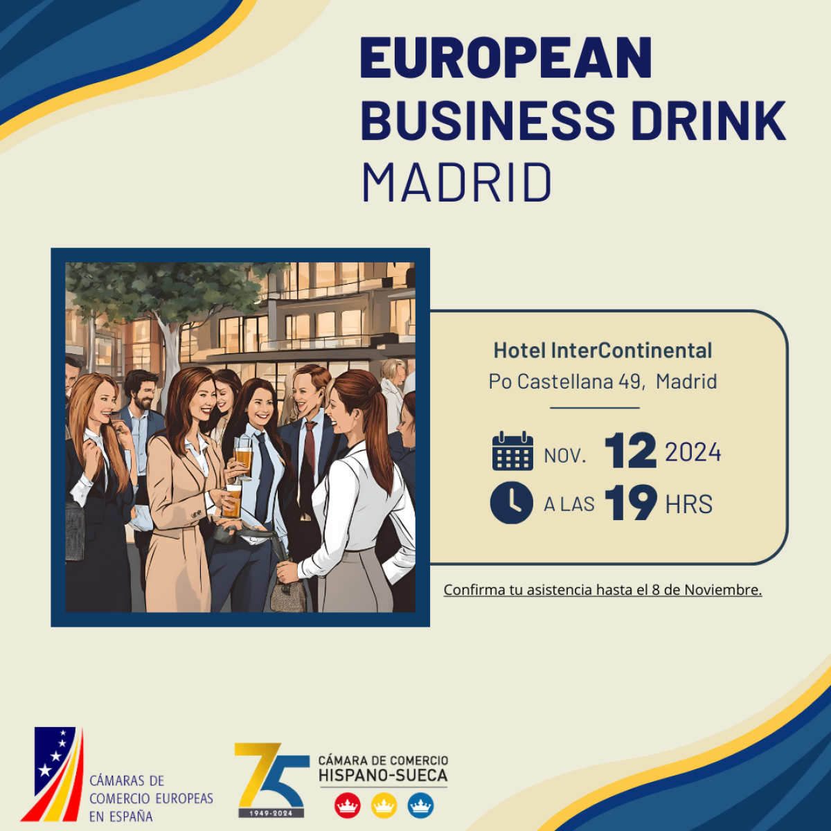 EUROPEAN BUSINESS DRINK EN MADRID - NOVIEMBRE