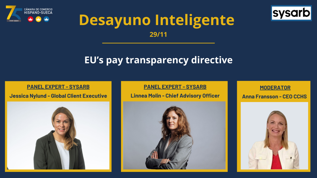 Grabación del webinar: La Directiva de la UE sobre transparencia salarial – Una perspectiva sueca y española