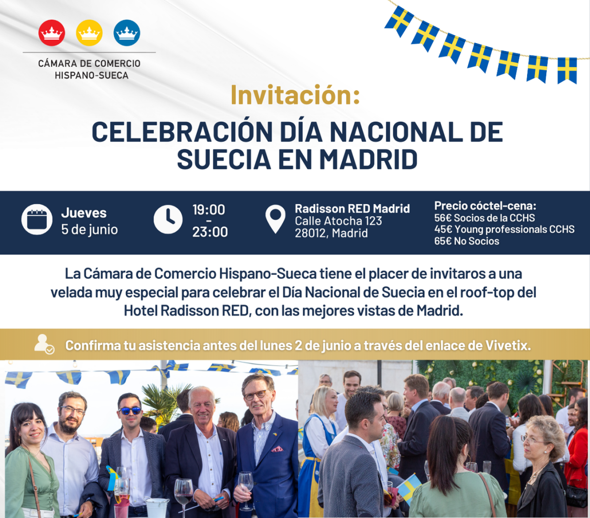  Invitación: Celebra el Día Nacional de Suecia en Madrid 