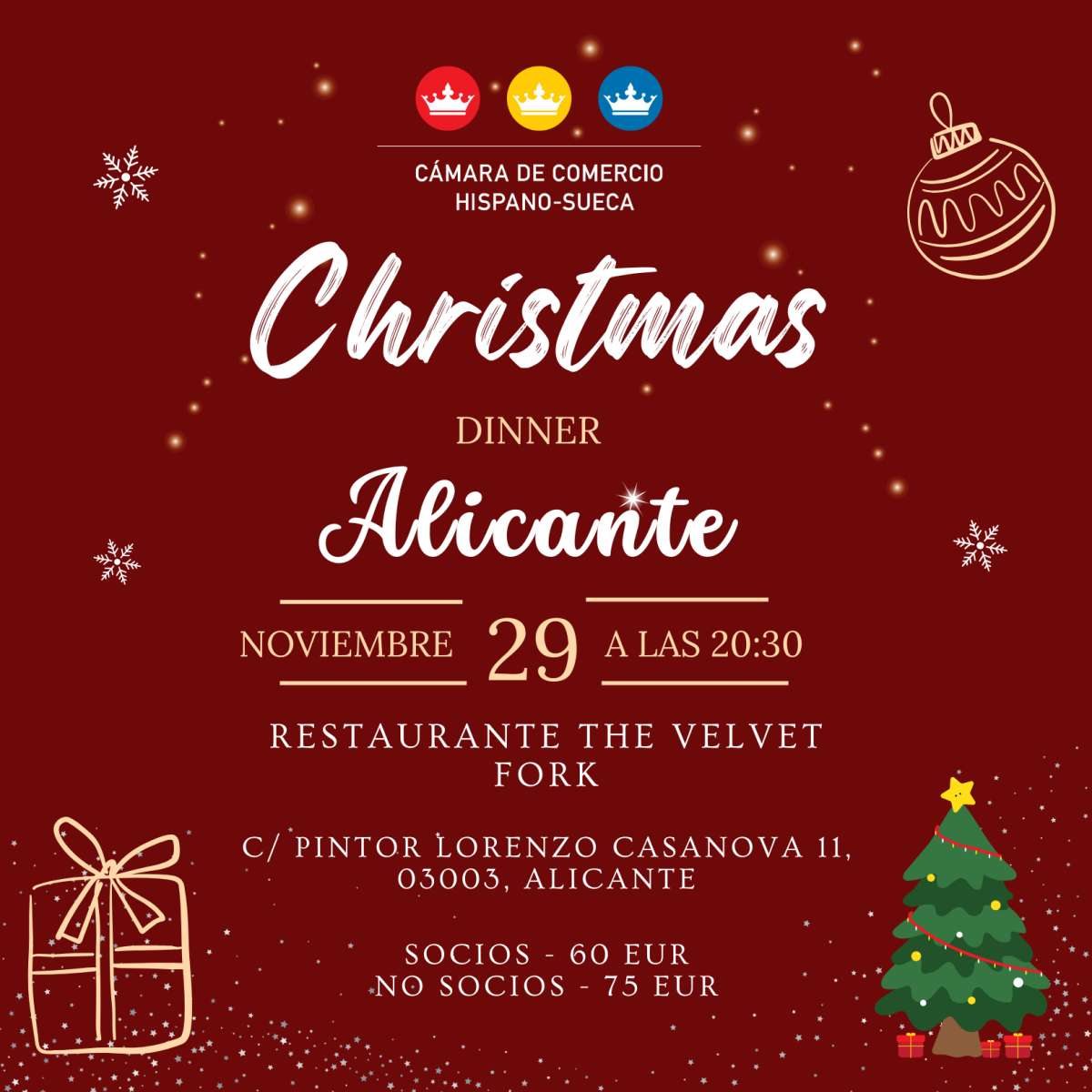 Julmiddag i Alicante