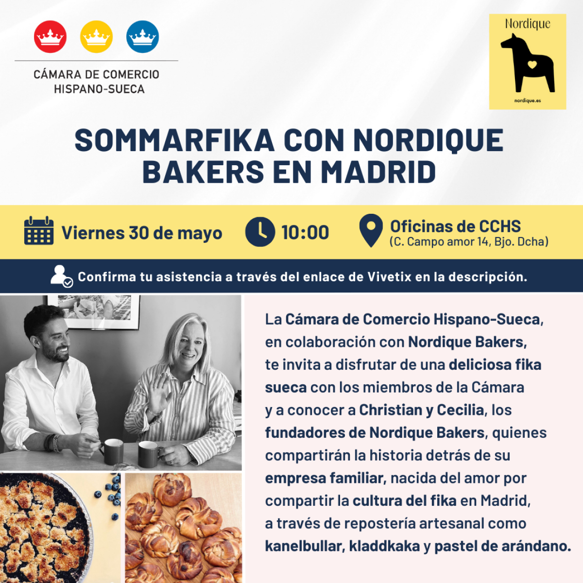 Sommarfika con Nordique Bakers en Madrid
