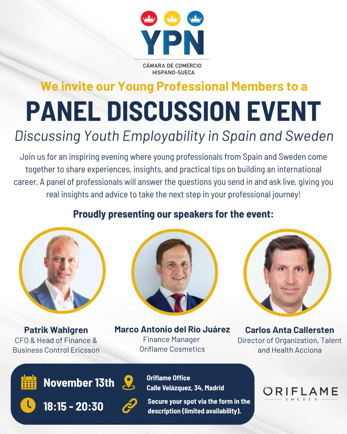 YP x Oriflame: The Job Market for Young Professionals in Spain and Sweden