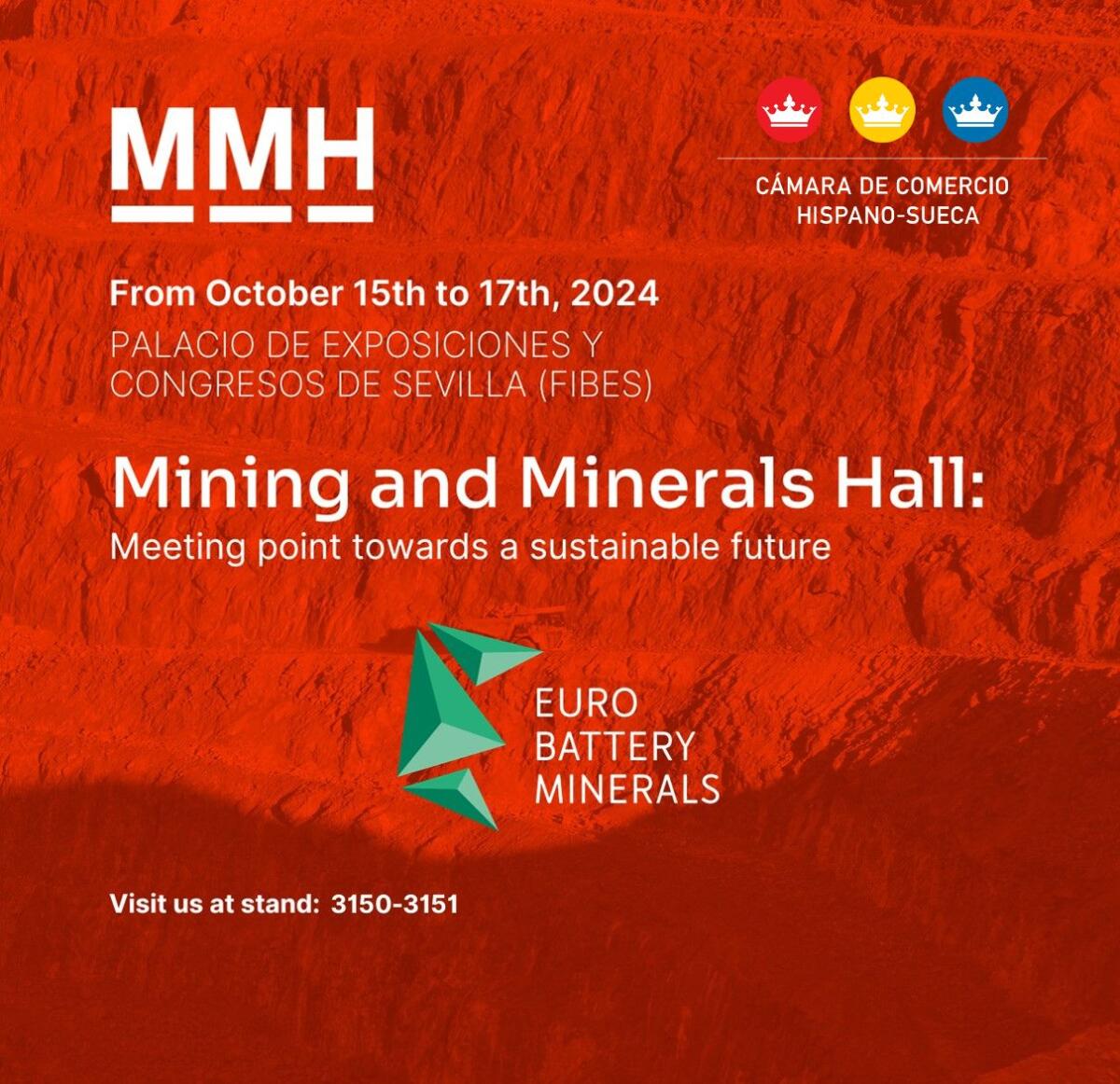 Eurobattery Minerals AB participa en MMH 2024 