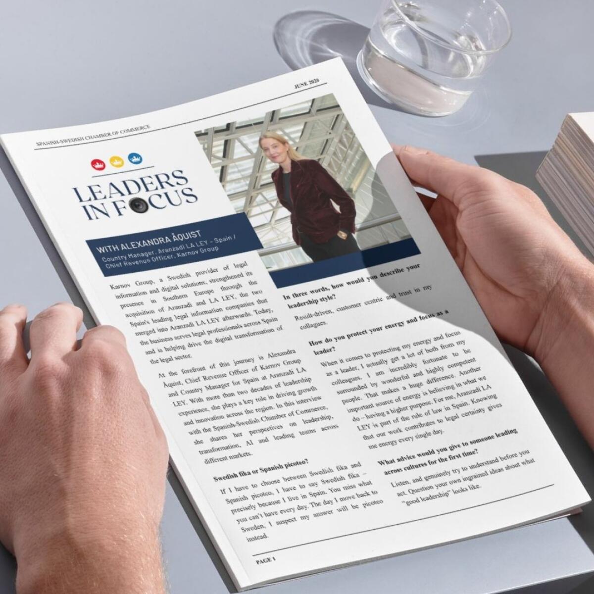 New Leaders in Focus interview: Alexandra &Aring;quist, Country Manager, Aranzadi LA LEY Spain / Chief Revenue Officer, Karnov Group