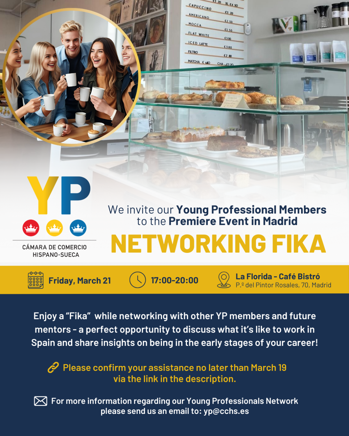 Exclusive Premiere Event for YP Members – Networking Fika