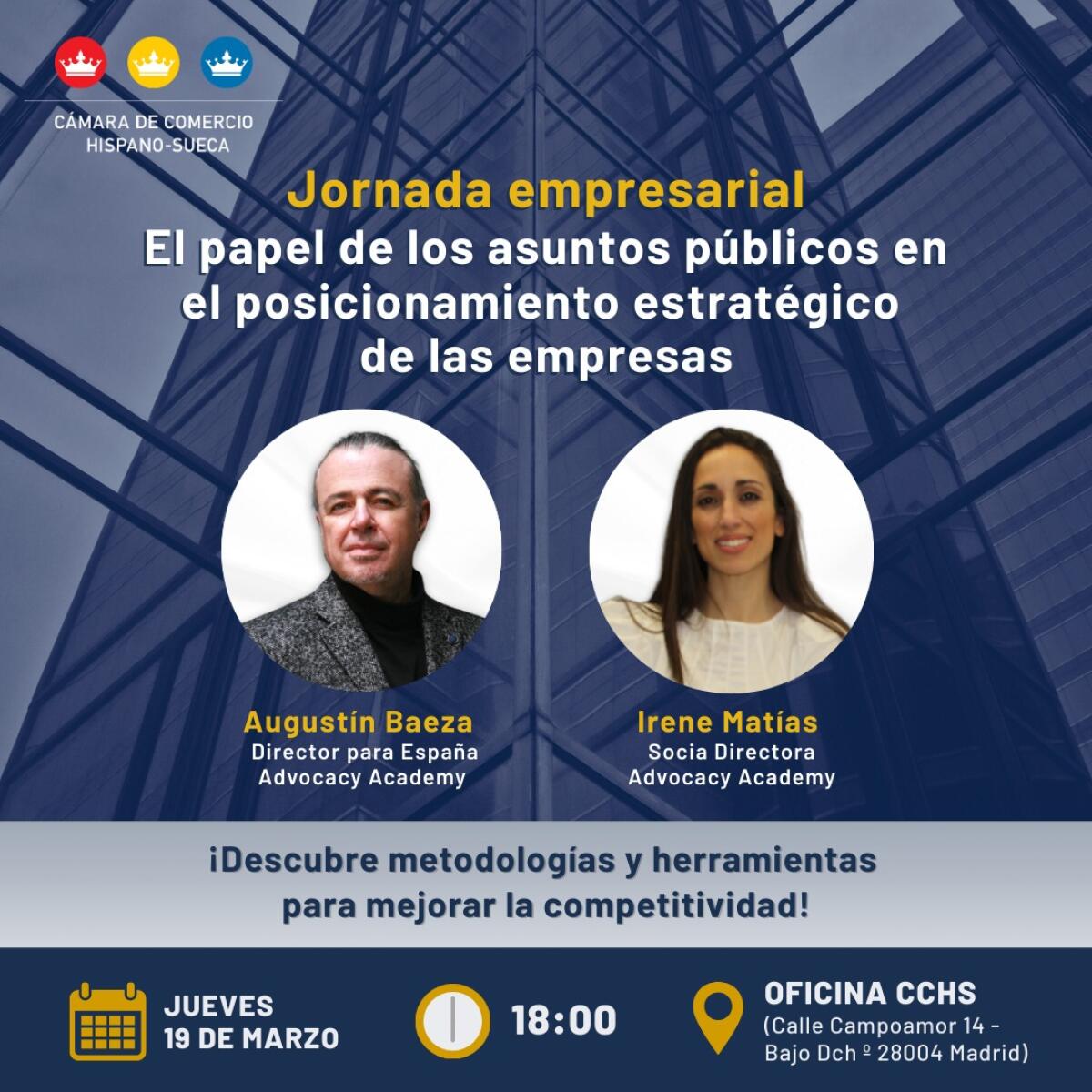 Jornada empresarial &ndash; El papel de los asuntos p&uacute;blicos en el posicionamiento estrat&eacute;gico de las empresas