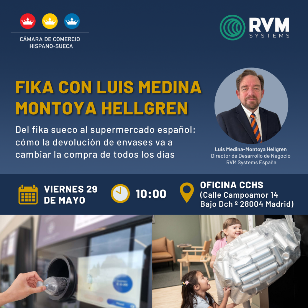 &nbsp;Fika con Luis Medina Montoya Hellgren -&nbsp;Del fika sueco al supermercado espa&ntilde;ol: c&oacute;mo la devoluci&oacute;n de envases va a cambiar la compra de todos los d&iacute;as