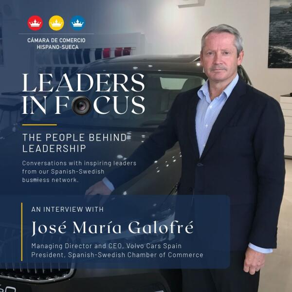 Jos&eacute; Mar&iacute;a Galofr&eacute;, Managing Director and CEO, Volvo Cars Spain