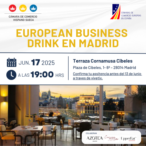 Invitación: European Business Drink en Madrid