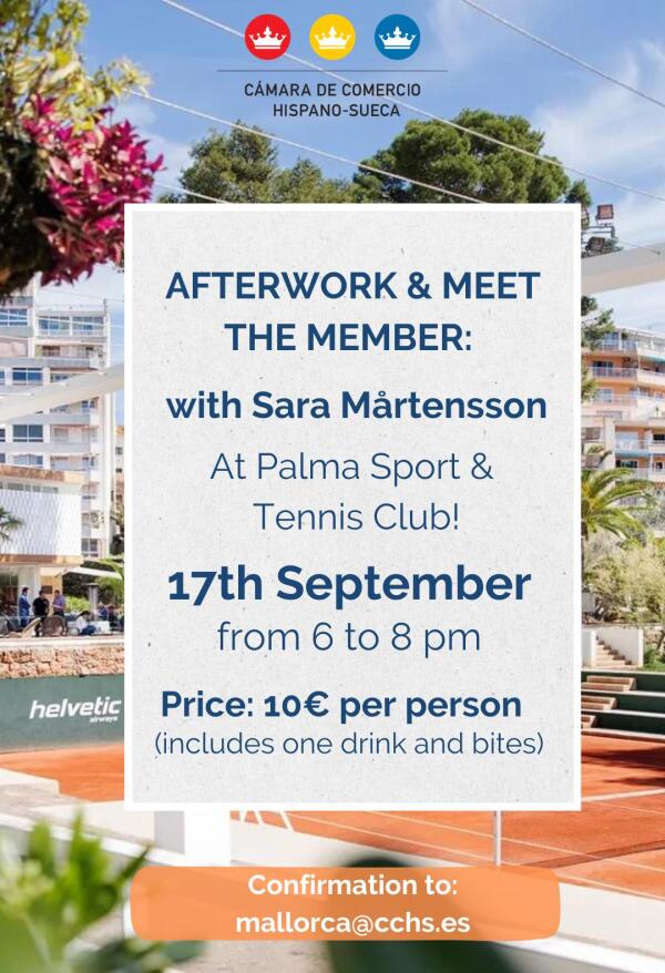 Afterwork & Meet the member en Mallorca