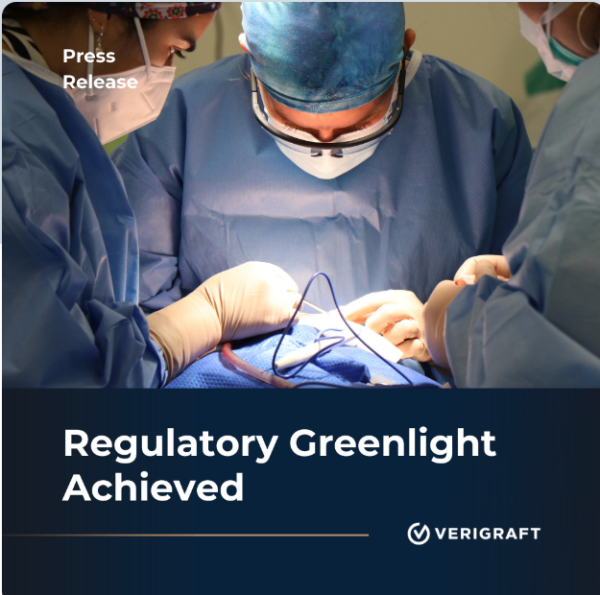 Regulatory Greenlight Achieved in our Clinical Trial