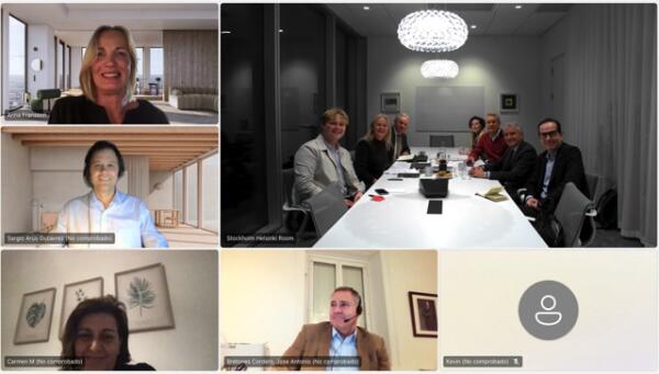  Hälsningar från "Comité Suecia", CCHS delegation i Stockholm