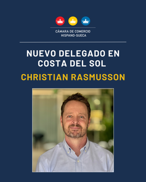 Christian Rasmusson, nuevo Delegado de la C&aacute;mara de Comercio Hispano-Sueca en la Costa del Sol 