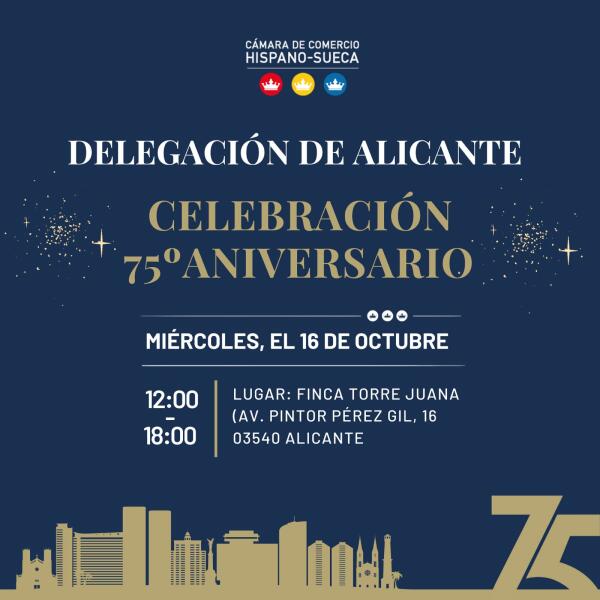 Celebración del 75º aniversario en Alicante