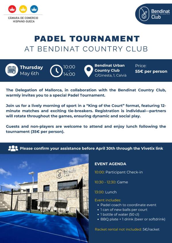 Padel Tournament at Bendinat Country Club