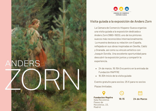 Visita guiada a la exposici&oacute;n de Anders Zorn
