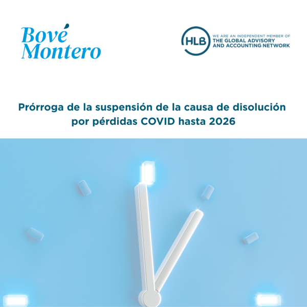 F&ouml;rl&auml;ngning av suspensionen av uppl&ouml;sningsgrund p&aring; grund av f&ouml;rluster till 2026