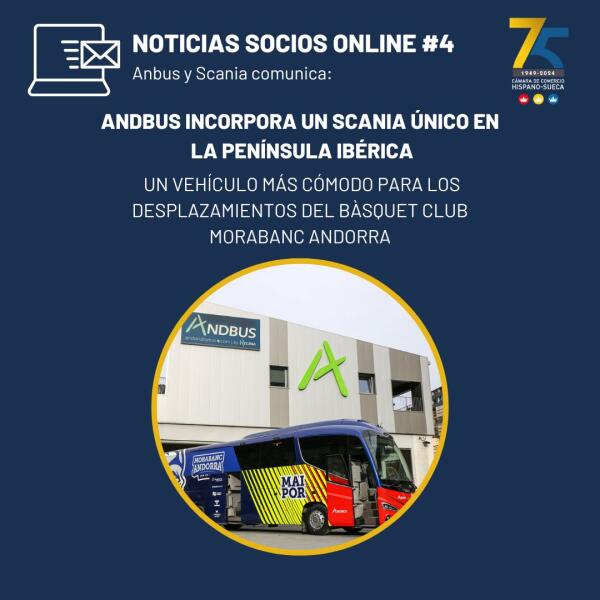 ANDBUS incorpora un Scania único en la Península Ibérica