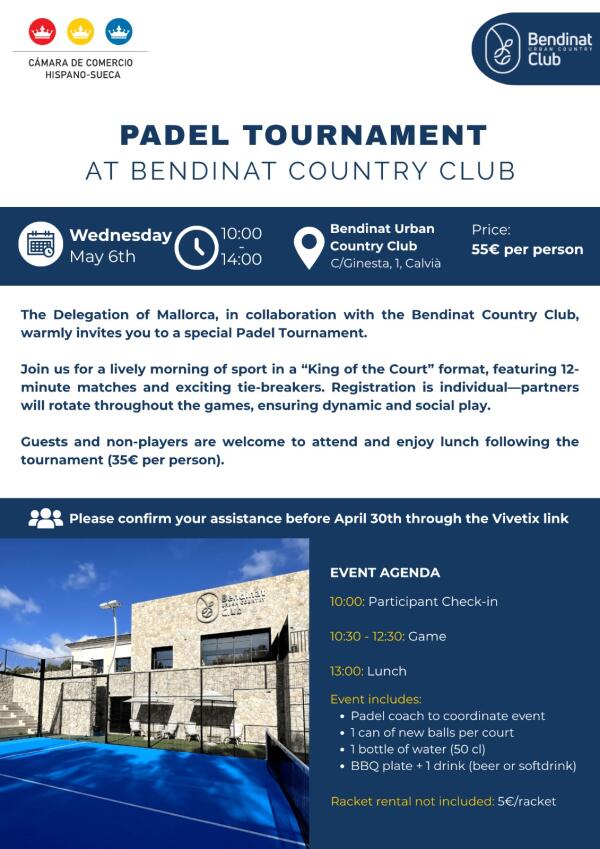 Padel Tournament at Bendinat Country Club