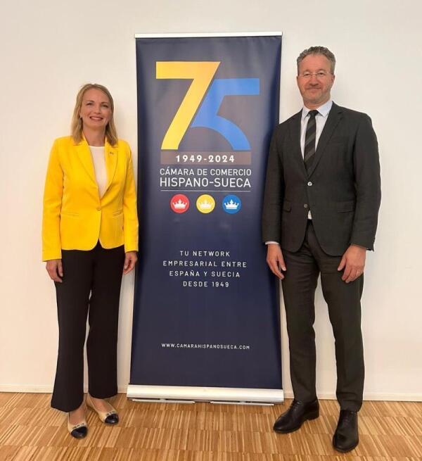 Möte med den tillträdande ambassadören för Sverige i Spanien och Spansk-Svenska Handelskammaren: Framtida samarbeten.