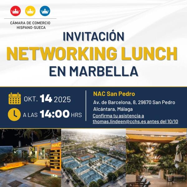 Inbjudan: Networkinglunch i Marbella