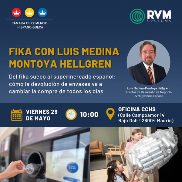 &nbsp;Fika con Luis Medina Montoya Hellgren -&nbsp;Del fika sueco al supermercado espa&ntilde;ol: c&oacute;mo la devoluci&oacute;n de envases va a cambiar la compra de todos los d&iacute;as