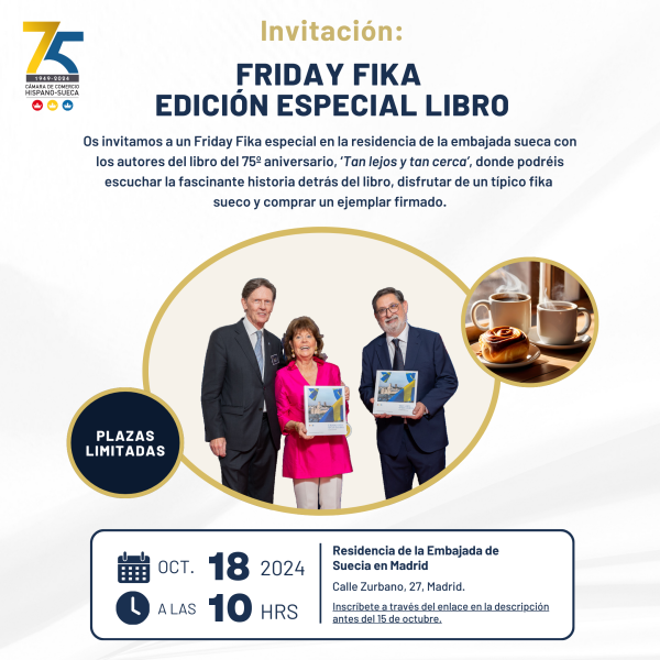 Invitación: Friday Fika - Edición Especial Libro